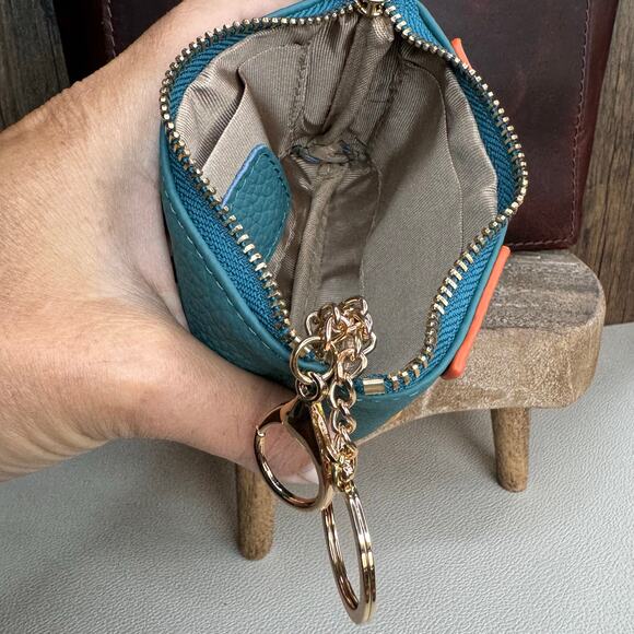 Flower Coin Purse Wallet Genuine Leather Wallet NEW FAST SHIP - Picture 4 of 4